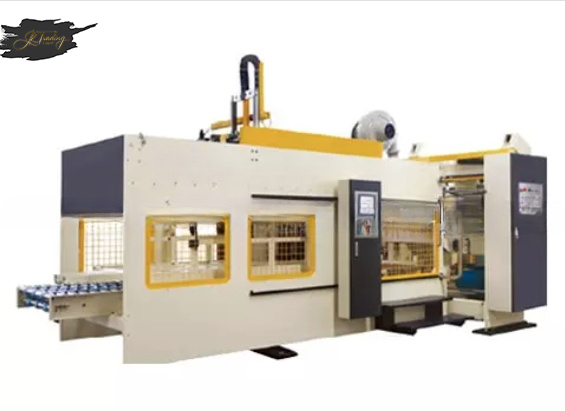NPS1224 Online Printing Slotting Die-cutting Machine with Gluing Bundling Machine/Case Maker